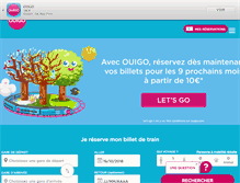 Tablet Screenshot of ouigo.com